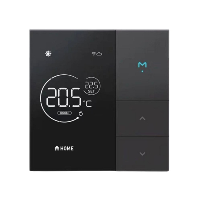 已接入米家新M2希到Heatcold水电地暖智能温控器小爱同学控制面板