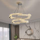 Light luxury crystal chandelier living room main light
