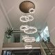 Duplex floor ceiling living room chandelier Infinite Tmall dimming