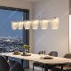 French style light luxury dining room chandelier for living room