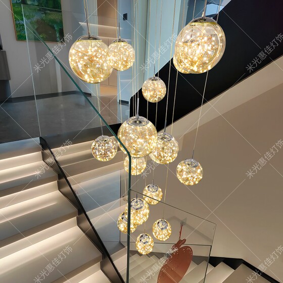 Gypsophila chandelier 15cm diameter lampshade + 5m wick