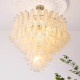 The main light in the lobby of the villa loft apartment is light and luxurious French style