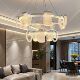 French style light luxury dining room chandelier for living room