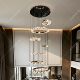 Italian light luxury crystal villa living room large chandelier