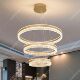Living room chandelier 2026 new Italian style minimalist high-end circular designer art lamp restaurant master bedroom lamp