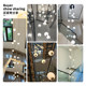 Stairwell chandelier long chandelier modern simple high ceiling