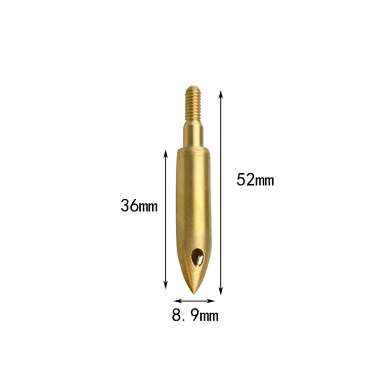 弓箭鸣笛箭头信号哨子纯铜响靶头户外射击运动箭支配件弓箭箭头 - 图3