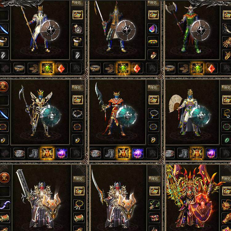 非常火好玩复古稻草人第五季传奇单机版三职业BUFF爆肝重制级品+7