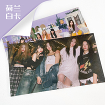 Dutch white card 20 sheets of rounded corners for small cards to customize the album cards Love Bean Muon Card Perimeter Should Aid Homemade Card