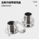 Stainless steel 304 extended round tube flange seat wardrobe clothes rail fixed base clothes pass clothes rod fixed accessories