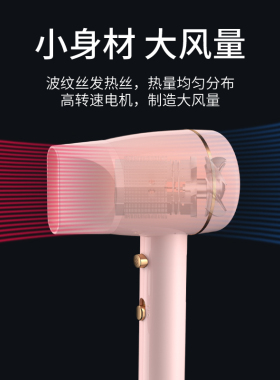 永日牌宿舍用吹风机旅行蓝光护发