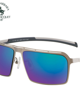 墨镜男士偏光炫彩方框太阳镜