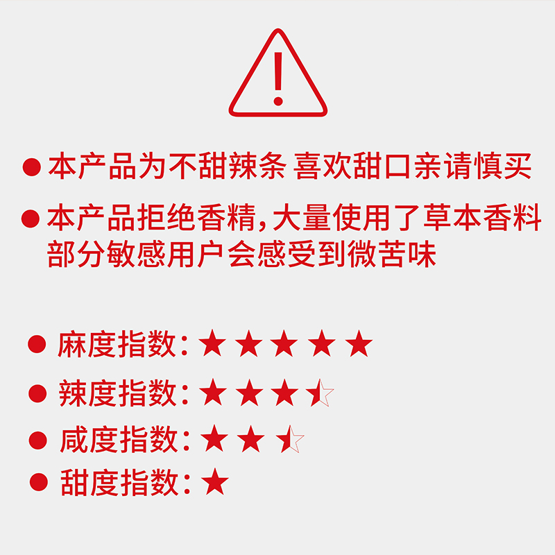 震惊世界花椒辣条超麻怀旧休闲零食儿时经典陕西特产网红小吃辣条 - 图0