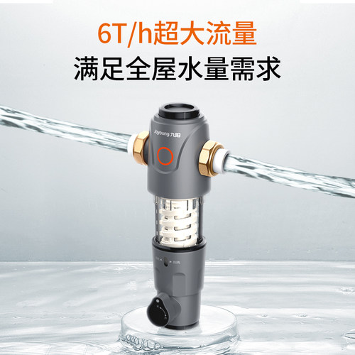 九阳净水器前置过滤器家用厨房反冲洗全屋自来水6T流量中央滤水器 - 图2
