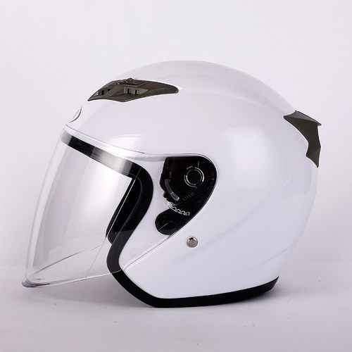 V21电动电瓶头盔灰男女士款四季通用T02半盔秋冬季保暖轻便安全帽 - 图2