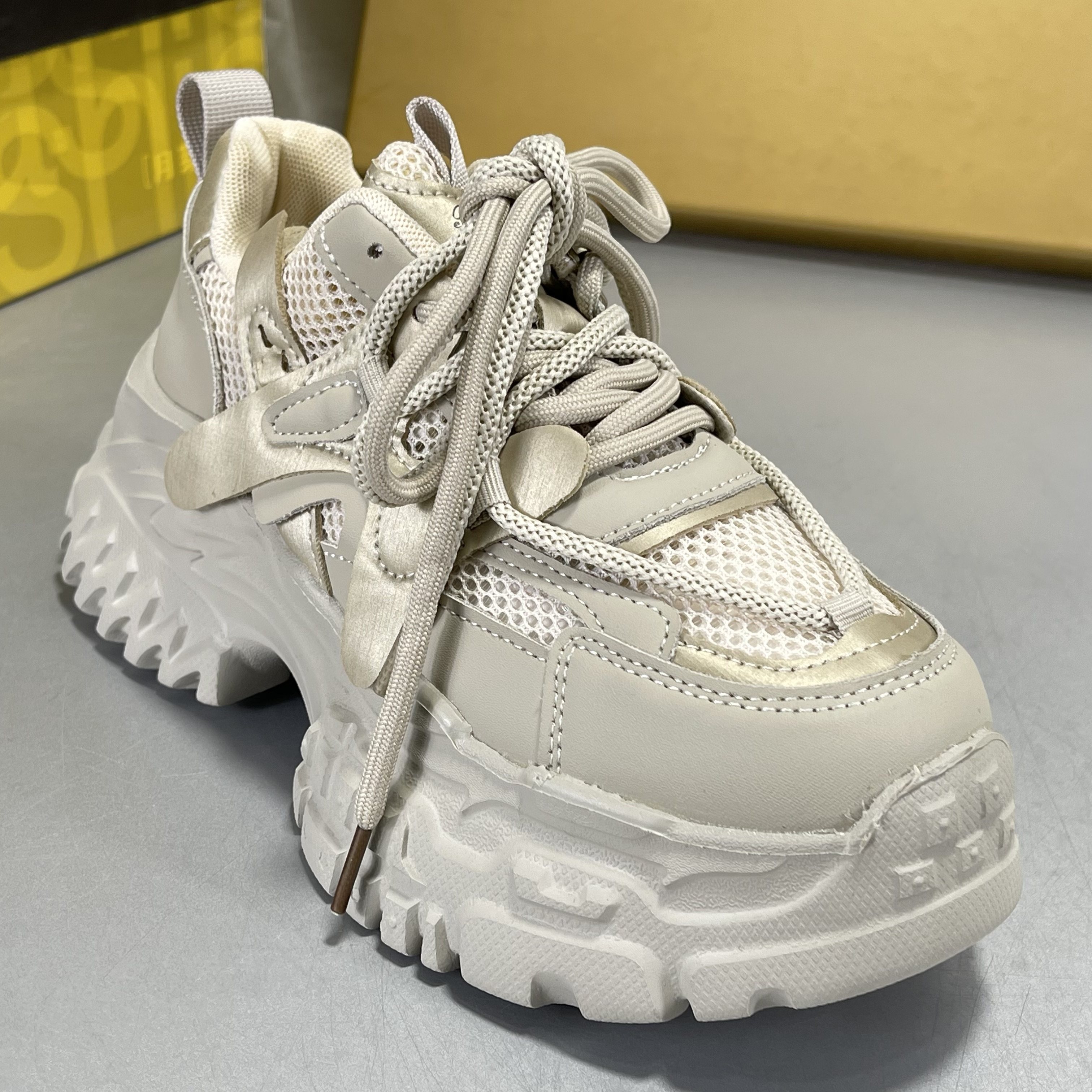 月芽儿专柜正品榴莲底老爹鞋女2026春季新款百搭厚底休闲运动鞋,淘宝优惠券,粉丝福利购,淘宝优惠卷