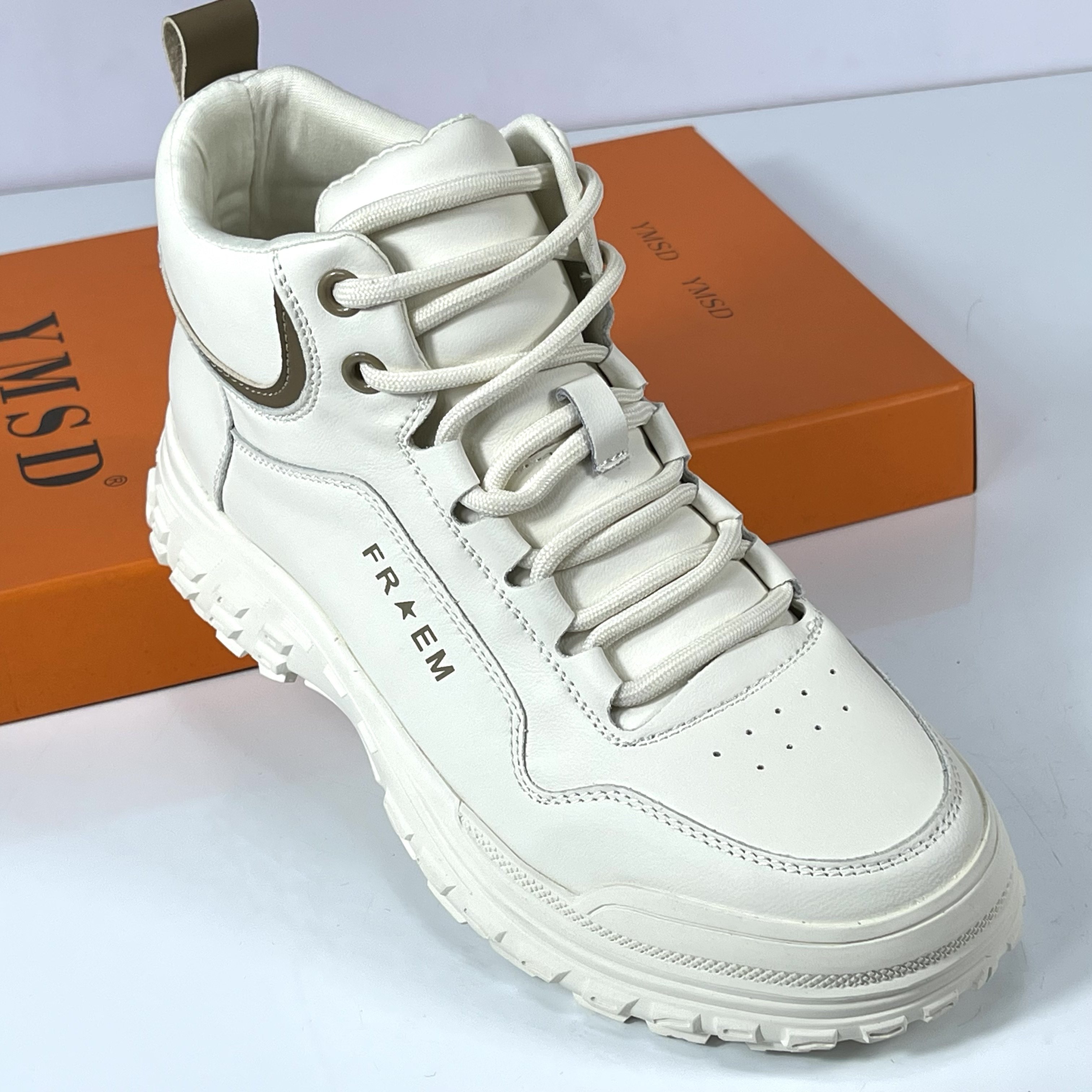 头层牛皮高帮休闲鞋女2025秋季休闲鞋运动小白鞋子真皮厚底马丁靴,淘宝优惠券,粉丝福利购,淘宝优惠卷