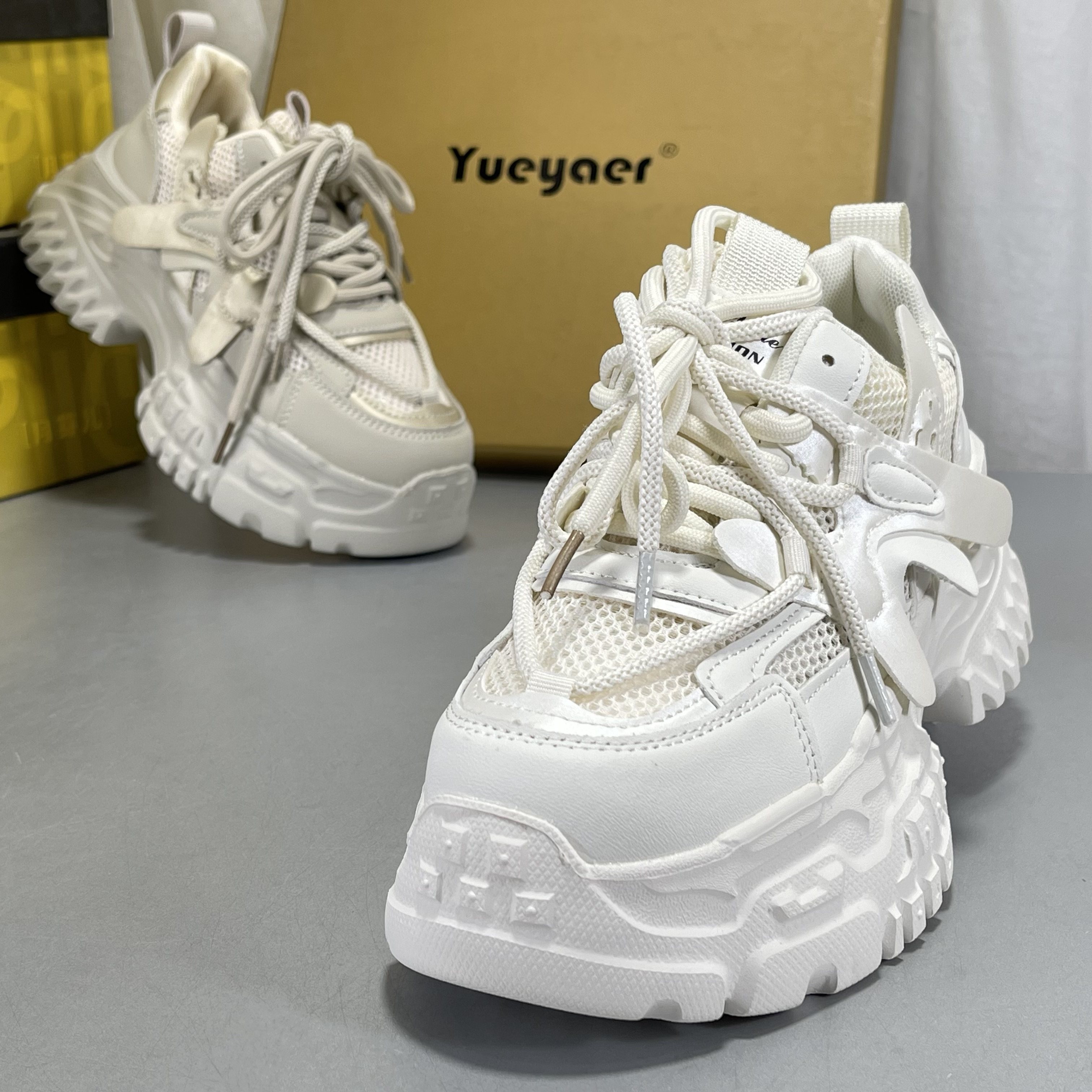 月芽儿专柜正品榴莲底老爹鞋女2026春季新款百搭厚底休闲运动鞋,淘宝优惠券,粉丝福利购,淘宝优惠卷