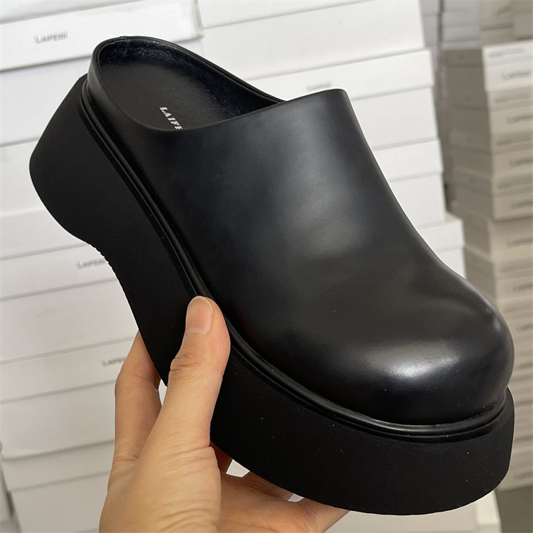 商场同款真皮勃肯鞋女2025新款秋季外穿松糕厚底增高包头半拖鞋女,淘宝优惠券,粉丝福利购,淘宝优惠卷