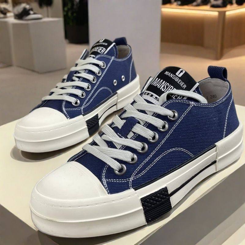 牛皮脚垫休闲鞋女学院风2025新款春款百搭复古帆布透气厚底板鞋女,淘宝优惠券,粉丝福利购,淘宝优惠卷