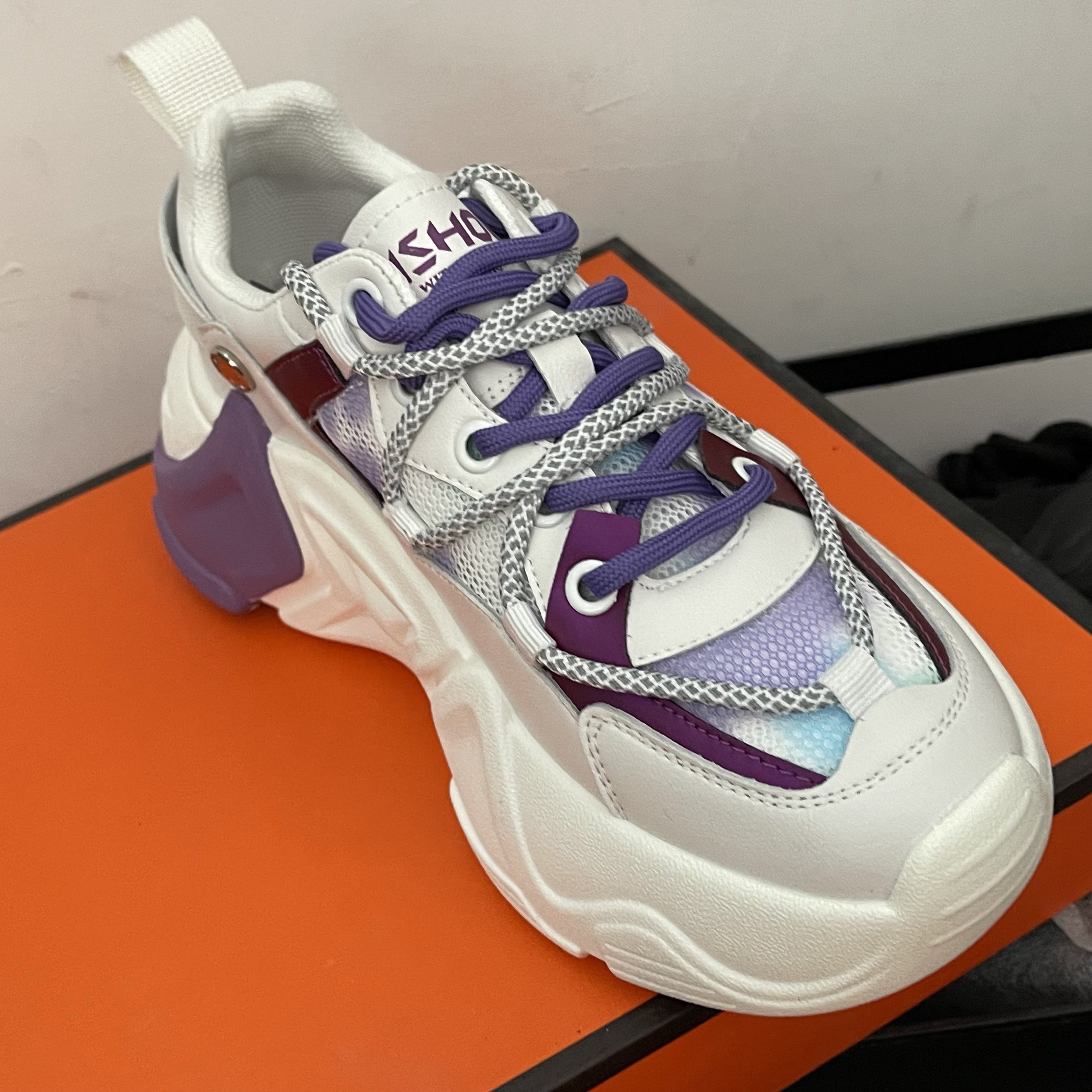 品牌撤柜真皮老爹鞋女踩屎感春夏新款松糕鞋厚底网面休闲运动鞋女,淘宝优惠券,粉丝福利购,淘宝优惠卷