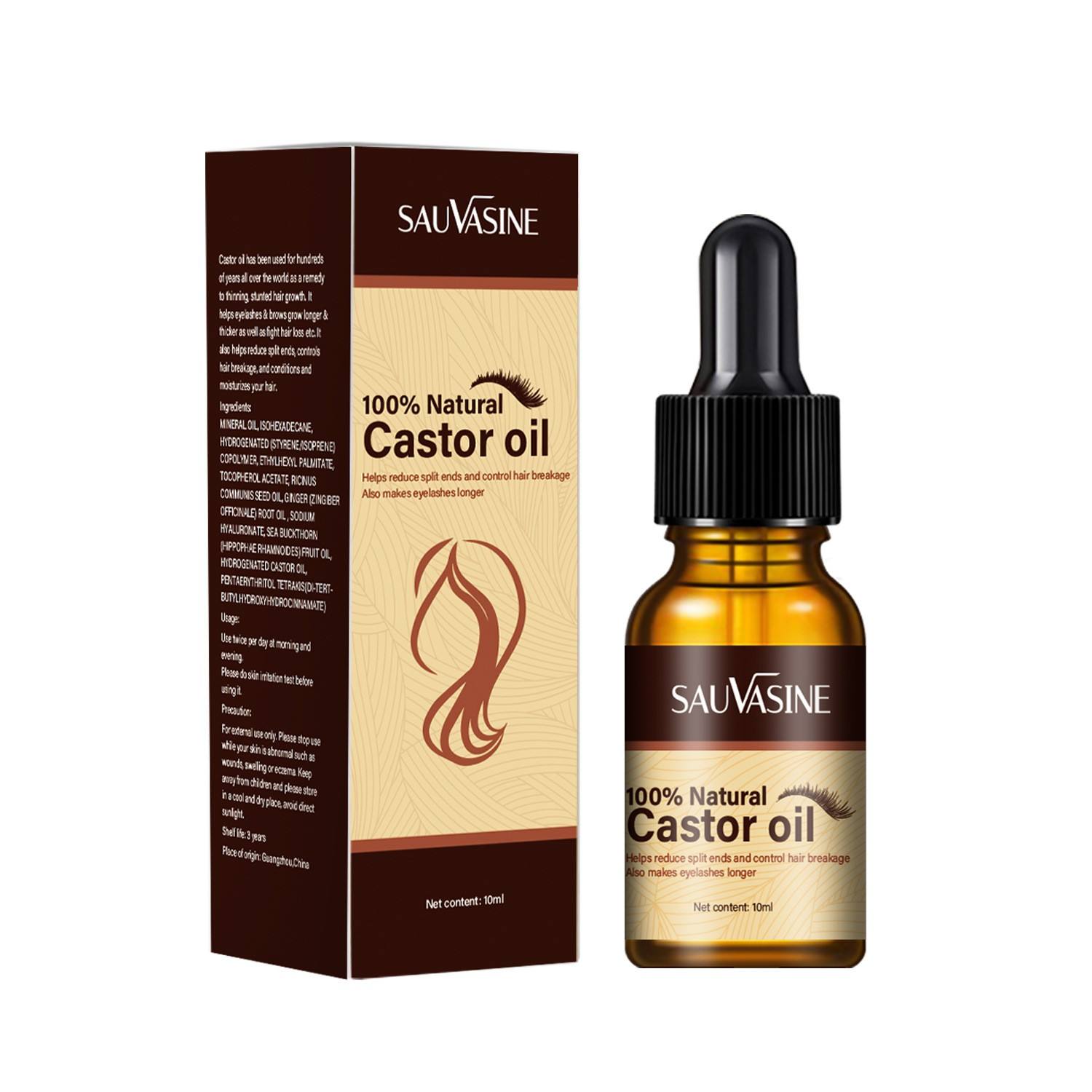 7 Day Castor Oil Eyelash Growth Serum Enhancer Curl Natural - 图3