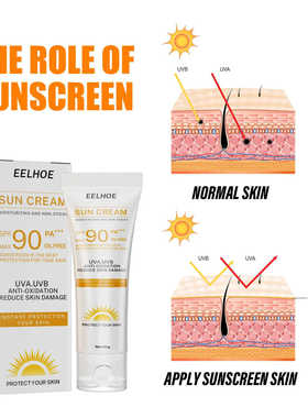 Sunscreen Spf 90 Whitening Sun Cream Face Body Skin Sunblock
