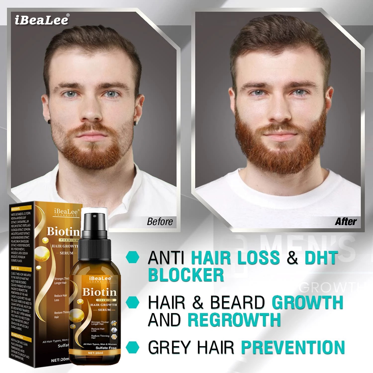 Fast Hair Growth Spray Products Anti Hair Loss Serum Prevent - 图2