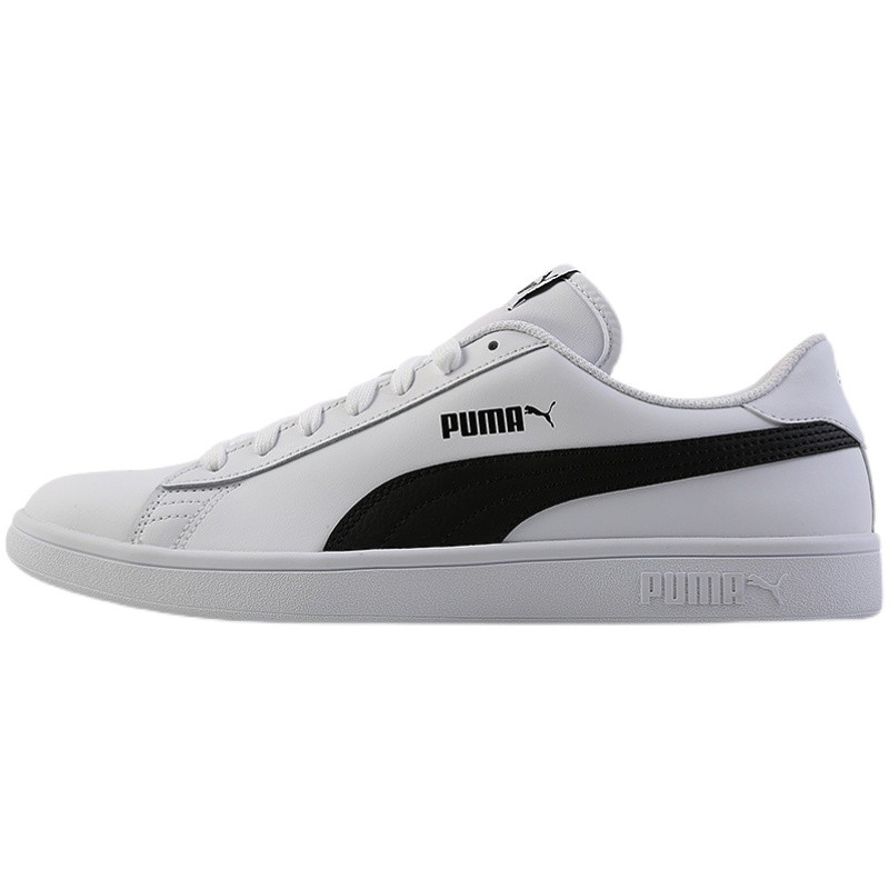 PUMA SMASH V2 彪马经典黑白男女低帮休闲小白鞋板鞋 365215-01 - 图3