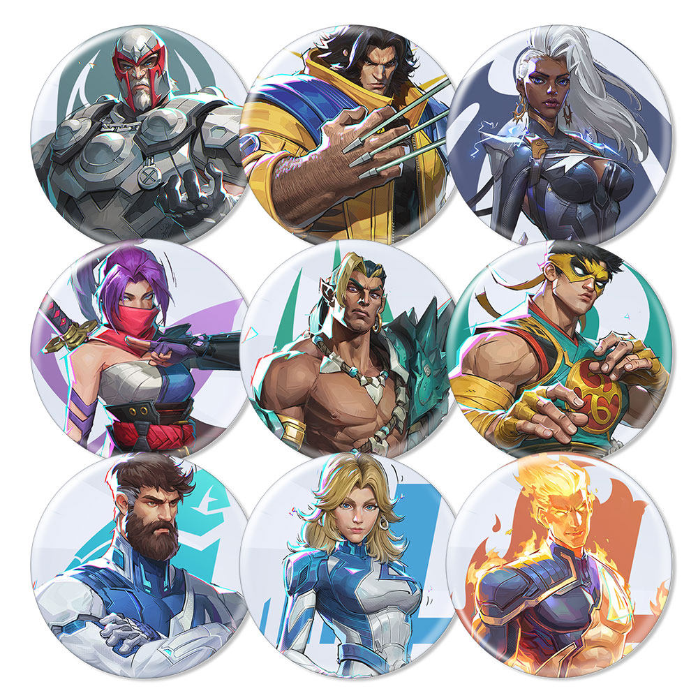 漫威争锋吧唧徽章冰箱贴美国队长钢铁侠蜘蛛侠游戏周边二次元谷子,淘宝优惠券,粉丝福利购,淘宝优惠卷