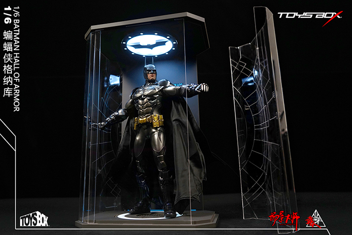 TOYS-BOX 兵人1/6HT HOTTOYS DAM 12寸人偶蝙蝠侠格纳库防尘 现货 - 图0