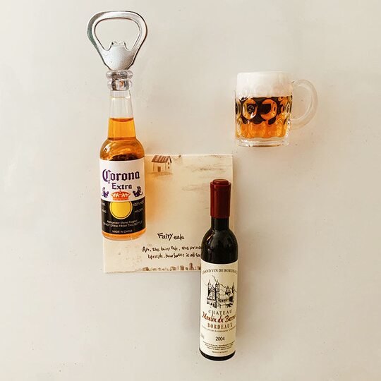 Magnetic sticker refrigerator decoration three-dimensional resin simulated food