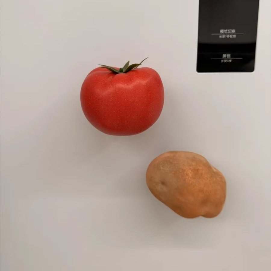 圣诞仿真土豆苹果番茄水果蔬菜爆款冰箱贴ins风厨房diy装饰磁性,淘宝优惠券,粉丝福利购,淘宝优惠卷