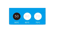 Customize the irreversible thermometric patch model BC50-70 Custom model 3-4 weeks shipping