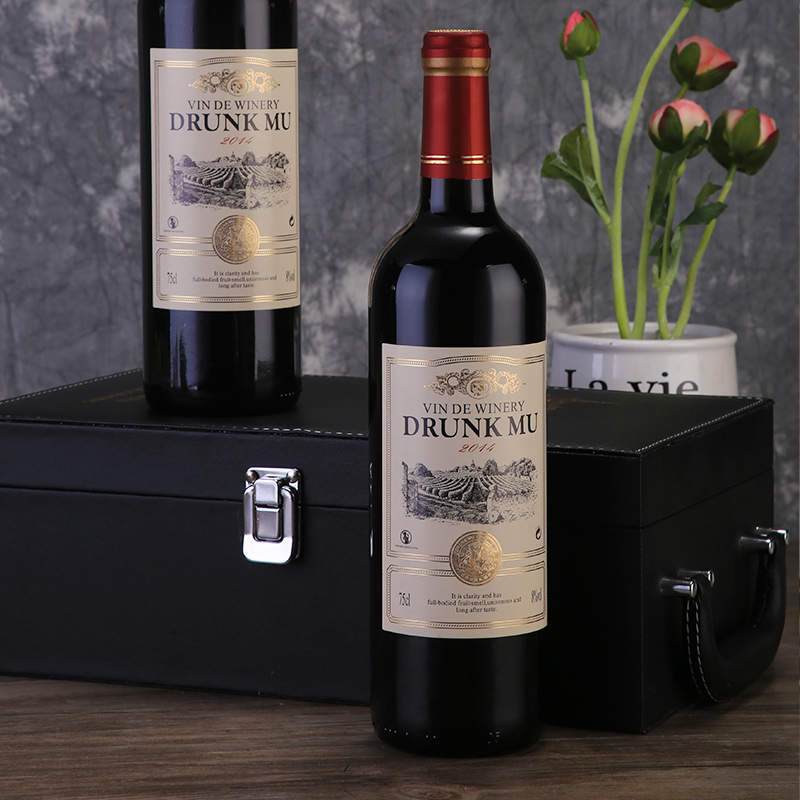 甜红葡萄酒红酒赤霞珠型女士750ml整箱12瓶干红送礼婚宴酒席用酒 - 图2