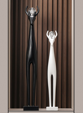 新中式客厅招财树脂招财鹿摆件