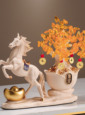 招财聚宝马上来财摆件