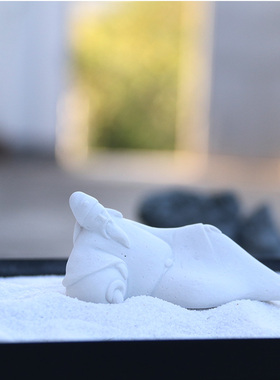 园艺花卉盆景造景人物装饰摆件