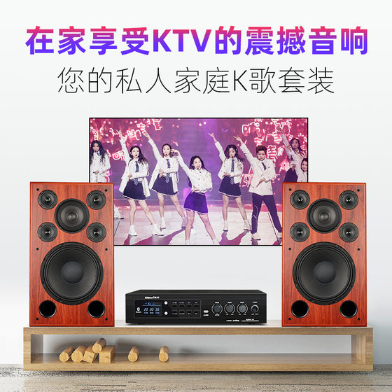 SAMSBO/绅士宝 4317专业卡拉OK音箱KTV功放套装家庭影院无源音响