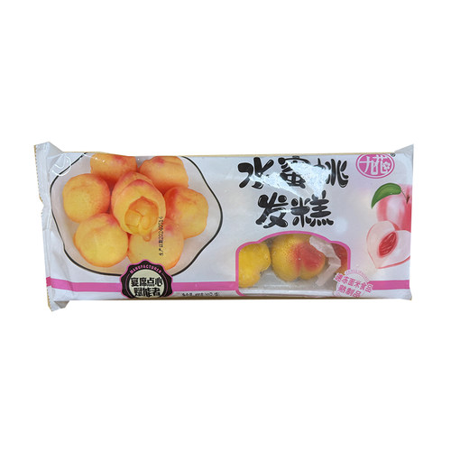 九花水蜜桃发糕400g10个装儿童速食早餐点心小吃酒店饭店宴席 - 图3