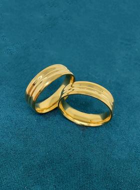 越南沙金男女情侣光面不掉色