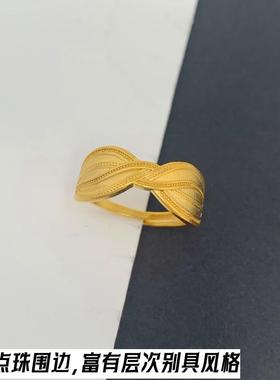 越南沙金戒指戒指不掉色