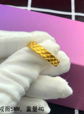 欧币风指环不掉色仿真黄金