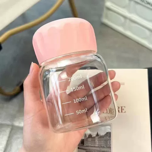 Высококачественный стеклянный кофейный бокал для домашнего использования, с медвежатами, простой и элегантный дизайн