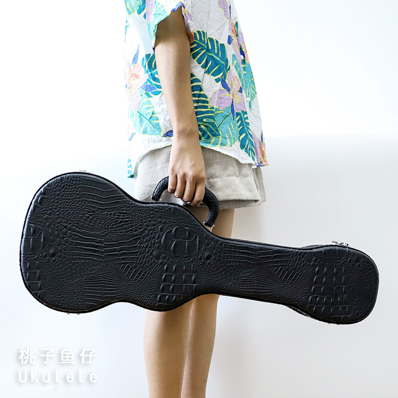 桃子鱼仔 ukulele 尤克里里乌克丽丽 23寸琴盒26寸皮质硬盒 防撞 - 图3