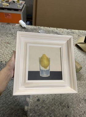 可定制相框画框简约浅色呈现木纹实木画框油画框拼图相框镜框