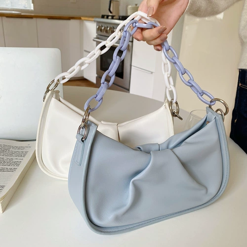 Дизайнерская модная сумка на одно плечо, тренд сезона, в западном стиле