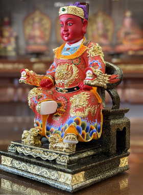 广泽尊王神像泉州凤山寺保安尊王像香樟木雕郭王公闽南神明郭圣王