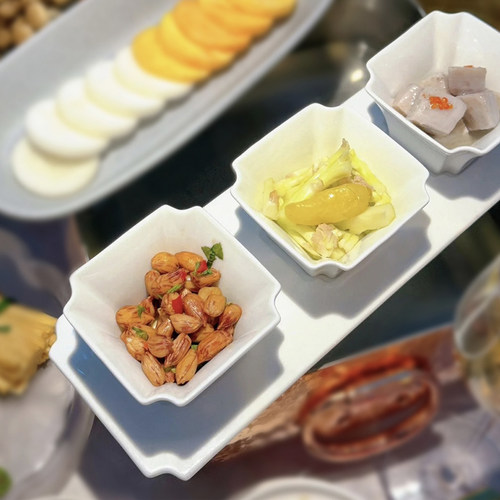 饭店会所时尚餐厅私房菜特色农家乐小吃冷菜凉菜糕点拼盘创意餐具 - 图0