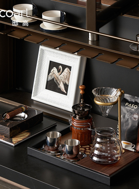 咖啡厅装饰摆件高级感设计师搭配
